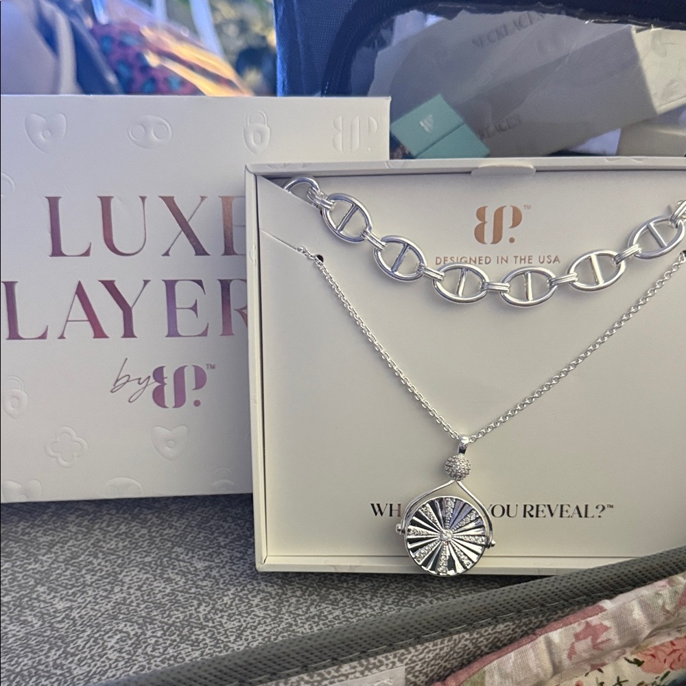 Luxe Layer Silver Necklace by BP